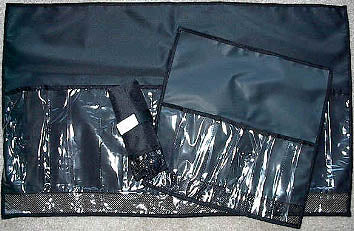 2 LARGE 7 POCKET LURE BAGS