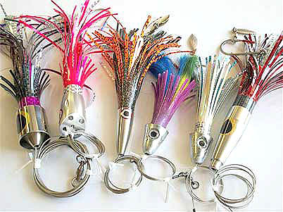BAHAMAS TO CABO WAHOO SALTWATER LURE COMBO 6-PACK RIGGED