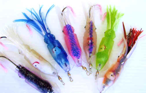 "SQUID PUPS" SALTWATER FISHING LURE