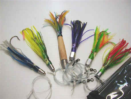ALBACORE SPECIAL TUNA SALTWATER LURE 6-PK with Carry Case