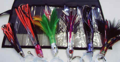 SUPER BAJA FISHING LURE 6-Pack with Carry Case