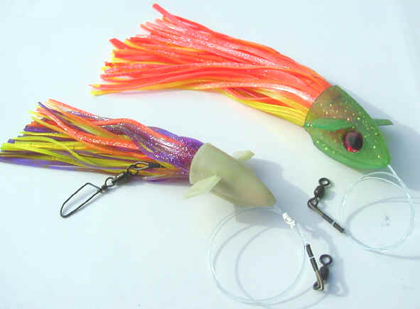 SOFT TEASER BIRDS SALTWATER FISHING LURE 10 INCH