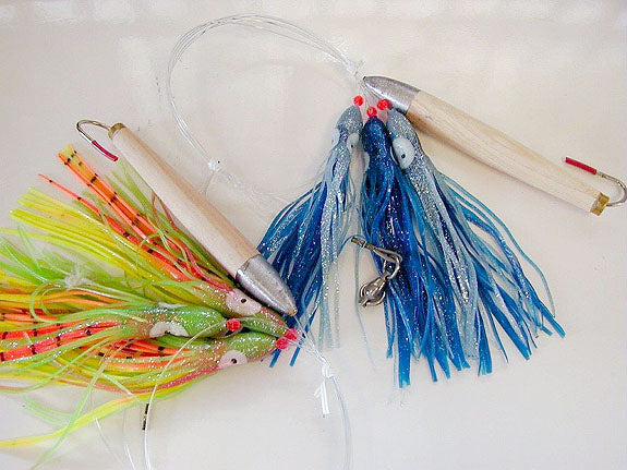 Dolphin-Tuna-"Magnet" Saltwater Daisy Chain W/Cedar Chaser