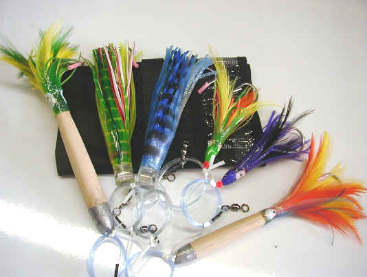 Dolphin - Dorado Action PACK- 6 Saltwater Lures with Carry Case