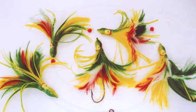 YELLOWFIN 5 PIECE SALTWATER HOOCHIE CHAIN