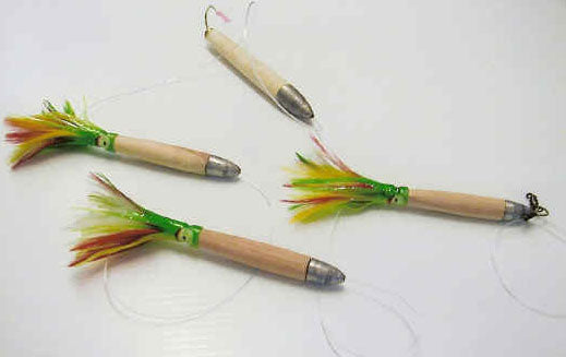 CEDAR FEATHER CHAIN SALTWATER LURE