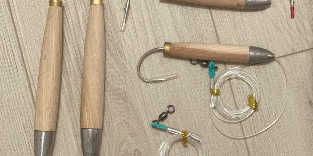 CEDAR PLUG SALTWATER LURES RIGGED — Ballyhood